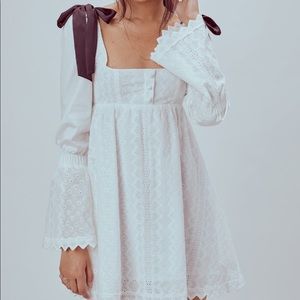 For love and lemons charlotte babydoll dress xs